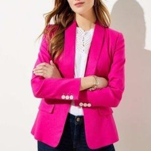 ⭐️NWT⭐️ LOFT Fluid Linen Open Front Blazer